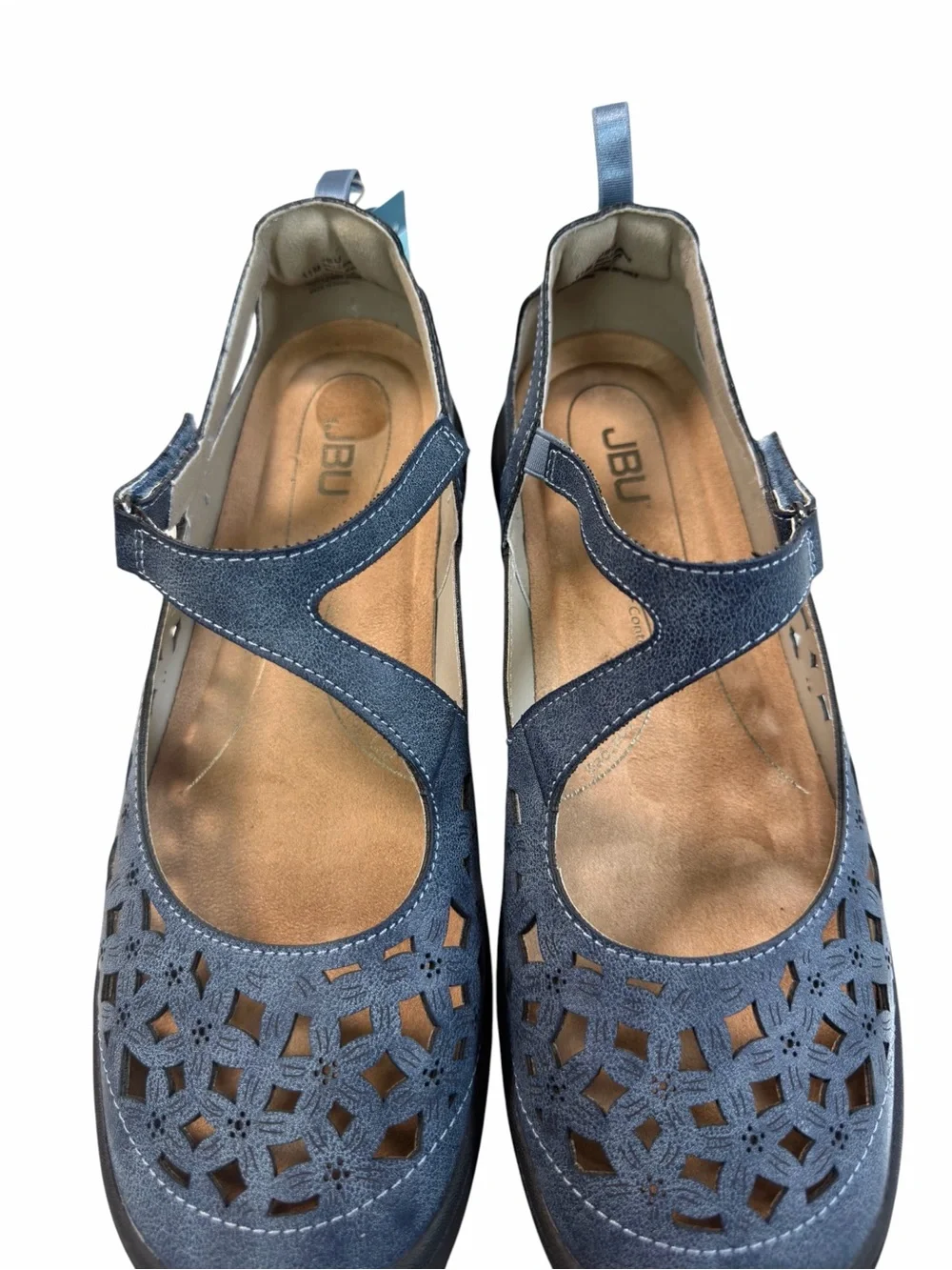 JBU Bellerose Encore Casual Mary Jane Flats in Denim Color Women’s Size 11M